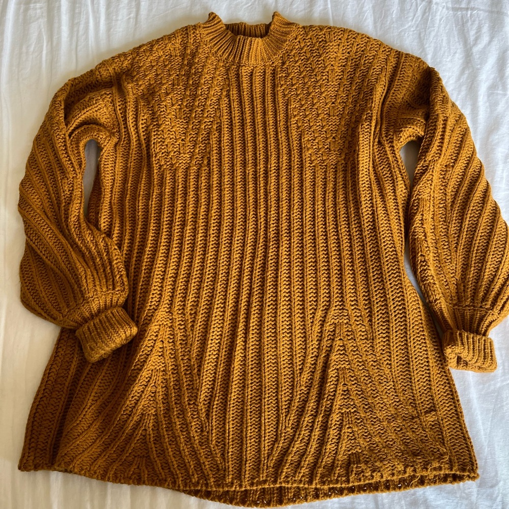 FAVLUX mustard/orange sweater